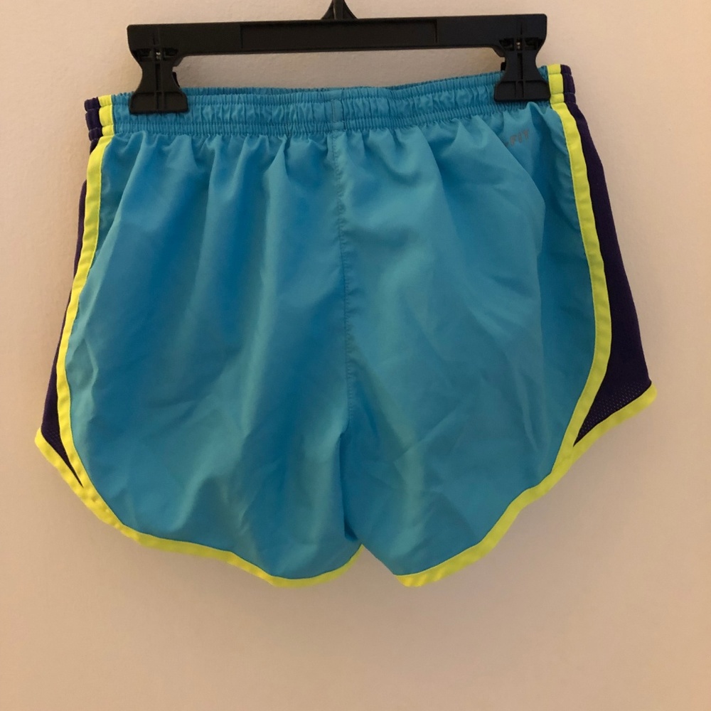 blue, yellow, and purple nike tempo shorts - Picture 2 of 2